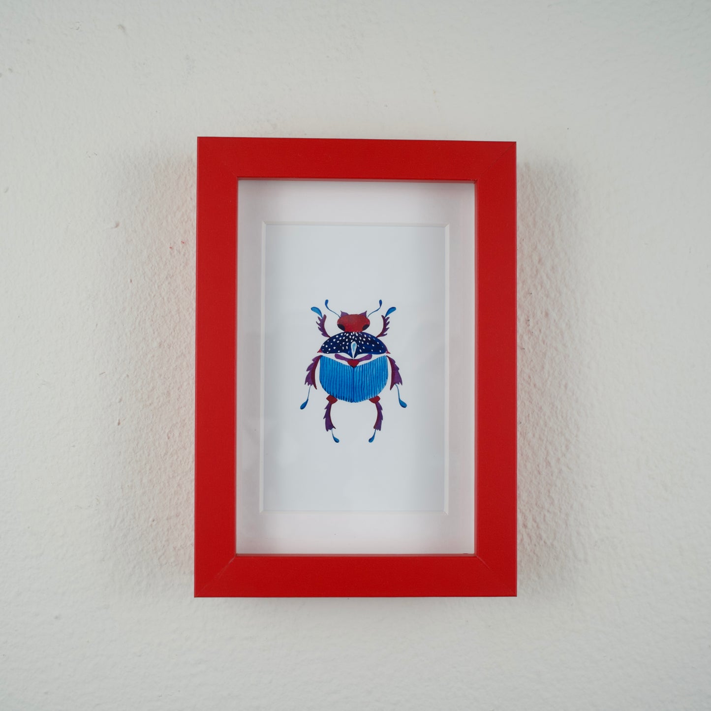 Blue Beetle — Framed Art Print